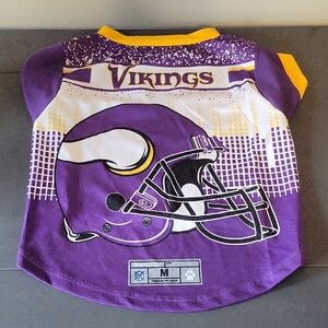 Dogs Vikings Football T-Shirt